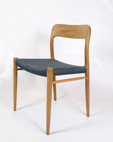 Chaises de salle à manger – Modèle 75 – Chêne – Corde en papier – Niels O. Møller – J.L. Møllers Møbelfabrik – 1960