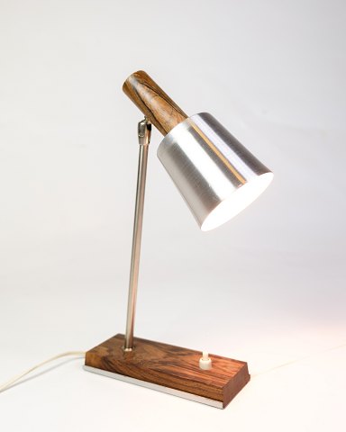 Small Table Lamp - Model Silva - Rosewood - Aluminum - Lyfa - 1960s
Great condition
