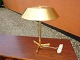 Table lamp in brass and teak Danish design from 1960 5000 m2 showroom
