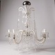 Prism chandelier - Five glass arms - Electric - circa 1890
Great condition
