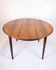 Round Dining Table With Extension Leaves - Rosewood - Arne Vodder - Sibast 
Furniture - 1960s
