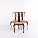 Set of 3 Dining Chairs – Louis XV Style – Mahogany – Floral Upholstery – 20th CenturyGreat condition