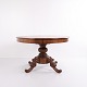 Pedestal Table – Late Empire – Mahogany – Carved Details – c. 1840sGreat condition