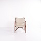 Armchair - Model NV45 - Rosewood & Light Fabric - Finn Juhl - Niels Vodder - 1950s