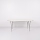 Table Basse Superellipse de Piet Hein en Stratifié Blanc pour Fritz Hansen