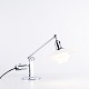 Lampe de table Poul Henningsen PH 2/1 piano/orientable en verre opalin blanc pour Louis Poulsen