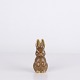 Figurine Lapin Knud Basse en Céramique Émaillée, Design Danois, Années 1960