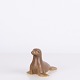 Figurine Phoque en Céramique Émaillée par Knud Basse, Design Danois, Années 1960