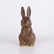 Figurine Lièvre Knud Basse en Céramique Émaillée, Design Danois, Années 1960