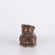 Figurine Ours Knud Basse en Céramique Émaillée Brune, Design Danois, Années 1960