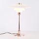 Lampe de Table Poul Henningsen Modèle PH 3½-2½ Limited Edition en Cuivre et Verre Opalin Blanc pour Louis Poulsen