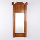 Miroir en Acajou Clair avec Colonnes et Détails Dorés des Années 1860
