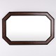 Miroir Rectangulaire en Bois Foncé des Années 1940