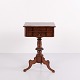 Table Piédestal en Acajou Poli à la Main des Années 1860