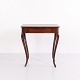 Table d’Appoint en Acajou avec Tiroir et Pieds Galbés vers 1910