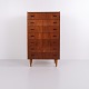 Commode en teck à 7 tiroirs design danois des années 1960