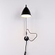 Applique murale Bestlite BL6 en chrome et noir par Robert Dudley Best pour Gubi