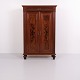 Grande Armoire Ancienne en Noyer Poli à la Main avec Décor Sculpté, Années 1880