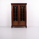 Vitrine en Acajou Poli à la Main avec Portes Vitrées de Style Anglais, XIXe Siècle