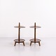 Paire de Porte-Plantes / Tables d’Appoint en Noyer par Edmund Jørgensen, Années 1950
