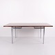 Table de Salle à Manger AT-318 en Palissandre avec Pieds en Acier Brossé par Hans J. Wegner pour Andreas Tuck, Années 1960