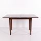 Table de Jeu Ejner Larsen en Palissandre avec Plateau Rabattable et Pivotant des Années 1950